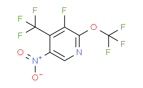 3-Fluoro-5-nitro-2-(trifluoromethoxy)-4-(trifluoromethyl)pyridine
