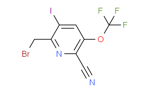 2-(Bromomethyl)-6-cyano-3-iodo-5-(trifluoromethoxy)pyridine