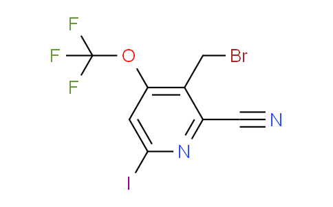 3-(Bromomethyl)-2-cyano-6-iodo-4-(trifluoromethoxy)pyridine