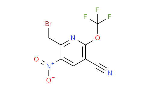 2-(Bromomethyl)-5-cyano-3-nitro-6-(trifluoromethoxy)pyridine