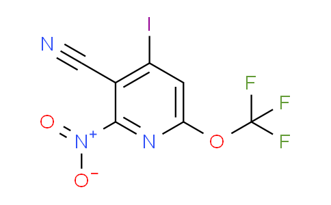 3-Cyano-4-iodo-2-nitro-6-(trifluoromethoxy)pyridine