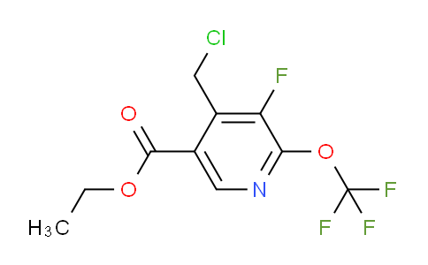 AM170507 | 1806719-85-6 | Ethyl 4-(chloromethyl)-3-fluoro-2-(trifluoromethoxy)pyridine-5-carboxylate