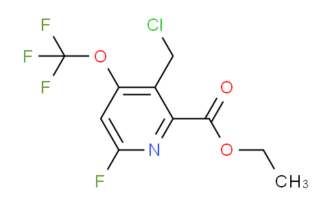 AM170516 | 1804741-72-7 | Ethyl 3-(chloromethyl)-6-fluoro-4-(trifluoromethoxy)pyridine-2-carboxylate