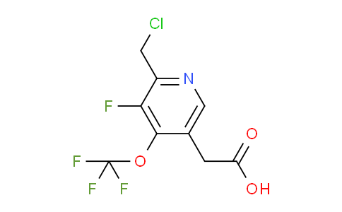 AM170519 | 1804318-56-6 | 2-(Chloromethyl)-3-fluoro-4-(trifluoromethoxy)pyridine-5-acetic acid