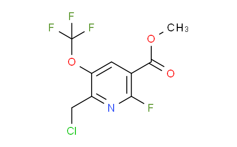 Methyl 2-(chloromethyl)-6-fluoro-3-(trifluoromethoxy)pyridine-5-carboxylate