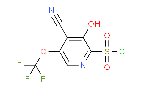 AM170583 | 1804712-43-3 | 4-Cyano-3-hydroxy-5-(trifluoromethoxy)pyridine-2-sulfonyl chloride