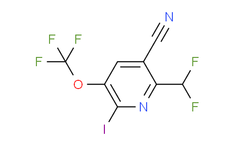 AM170612 | 1806118-72-8 | 3-Cyano-2-(difluoromethyl)-6-iodo-5-(trifluoromethoxy)pyridine