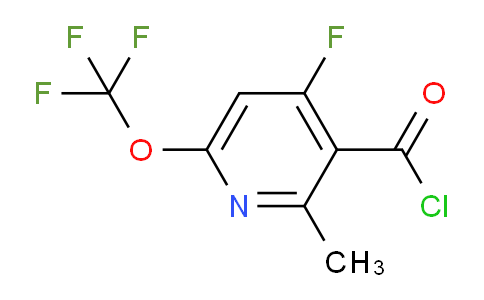 AM170625 | 1806725-54-1 | 4-Fluoro-2-methyl-6-(trifluoromethoxy)pyridine-3-carbonyl chloride