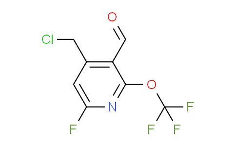 AM170656 | 1804808-48-7 | 4-(Chloromethyl)-6-fluoro-2-(trifluoromethoxy)pyridine-3-carboxaldehyde