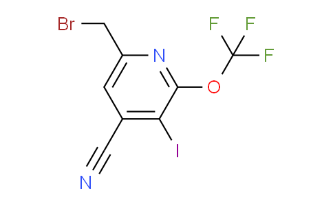 6-(Bromomethyl)-4-cyano-3-iodo-2-(trifluoromethoxy)pyridine