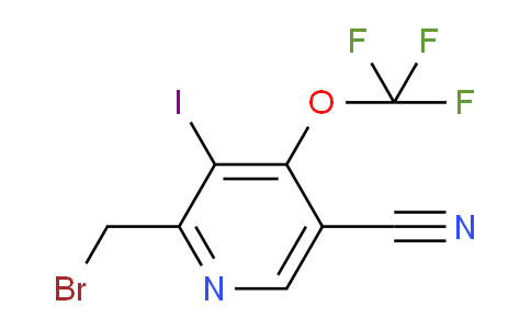 2-(Bromomethyl)-5-cyano-3-iodo-4-(trifluoromethoxy)pyridine