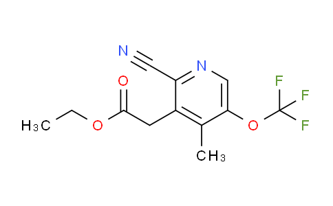AM170703 | 1804704-11-7 | Ethyl 2-cyano-4-methyl-5-(trifluoromethoxy)pyridine-3-acetate