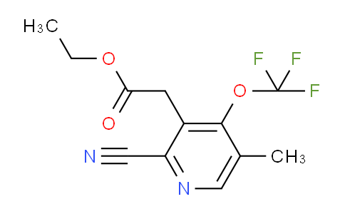 AM170708 | 1806056-85-8 | Ethyl 2-cyano-5-methyl-4-(trifluoromethoxy)pyridine-3-acetate