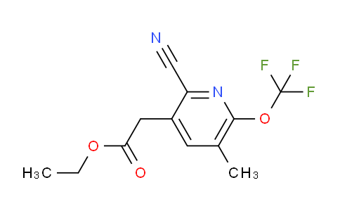 AM170709 | 1804704-16-2 | Ethyl 2-cyano-5-methyl-6-(trifluoromethoxy)pyridine-3-acetate