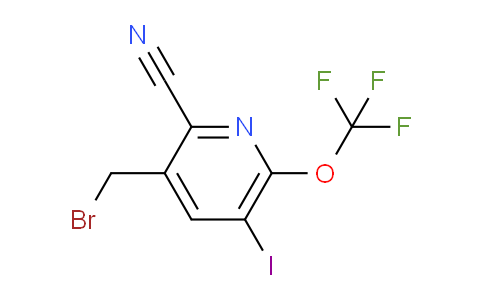 3-(Bromomethyl)-2-cyano-5-iodo-6-(trifluoromethoxy)pyridine