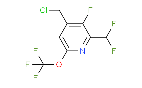 4-(Chloromethyl)-2-(difluoromethyl)-3-fluoro-6-(trifluoromethoxy)pyridine