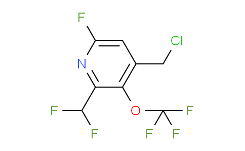 4-(Chloromethyl)-2-(difluoromethyl)-6-fluoro-3-(trifluoromethoxy)pyridine