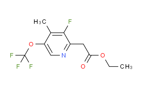 AM170719 | 1804305-40-5 | Ethyl 3-fluoro-4-methyl-5-(trifluoromethoxy)pyridine-2-acetate