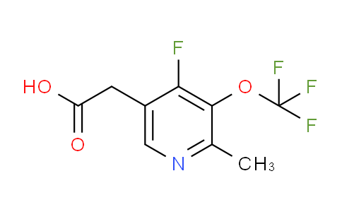 AM170779 | 1804315-70-5 | 4-Fluoro-2-methyl-3-(trifluoromethoxy)pyridine-5-acetic acid