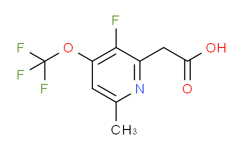 AM170789 | 1806723-32-9 | 3-Fluoro-6-methyl-4-(trifluoromethoxy)pyridine-2-acetic acid