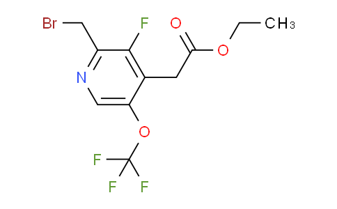 AM170790 | 1804820-02-7 | Ethyl 2-(bromomethyl)-3-fluoro-5-(trifluoromethoxy)pyridine-4-acetate