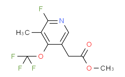 Methyl 2-fluoro-3-methyl-4-(trifluoromethoxy)pyridine-5-acetate