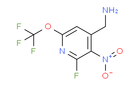 4-(Aminomethyl)-2-fluoro-3-nitro-6-(trifluoromethoxy)pyridine
