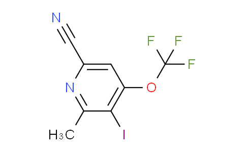 AM170806 | 1806034-92-3 | 6-Cyano-3-iodo-2-methyl-4-(trifluoromethoxy)pyridine