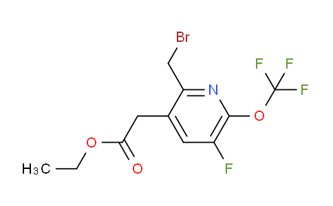 AM170808 | 1803700-10-8 | Ethyl 2-(bromomethyl)-5-fluoro-6-(trifluoromethoxy)pyridine-3-acetate