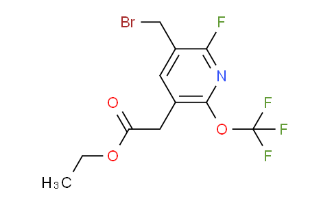 AM170823 | 1803943-40-9 | Ethyl 3-(bromomethyl)-2-fluoro-6-(trifluoromethoxy)pyridine-5-acetate