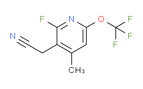 2-Fluoro-4-methyl-6-(trifluoromethoxy)pyridine-3-acetonitrile