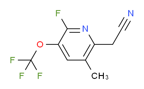 AM170834 | 1804329-61-0 | 2-Fluoro-5-methyl-3-(trifluoromethoxy)pyridine-6-acetonitrile