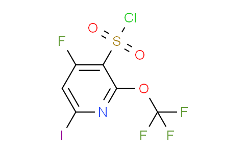 4-Fluoro-6-iodo-2-(trifluoromethoxy)pyridine-3-sulfonyl chloride