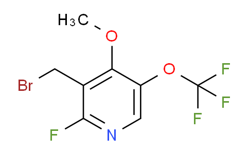 3-(Bromomethyl)-2-fluoro-4-methoxy-5-(trifluoromethoxy)pyridine