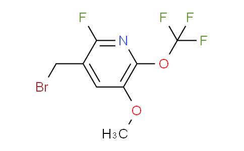 3-(Bromomethyl)-2-fluoro-5-methoxy-6-(trifluoromethoxy)pyridine