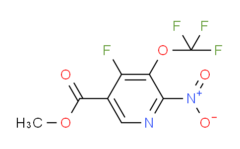 Methyl 4-fluoro-2-nitro-3-(trifluoromethoxy)pyridine-5-carboxylate