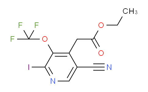 AM170888 | 1806116-94-8 | Ethyl 5-cyano-2-iodo-3-(trifluoromethoxy)pyridine-4-acetate