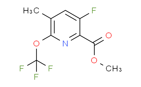 AM170904 | 1806729-72-5 | Methyl 3-fluoro-5-methyl-6-(trifluoromethoxy)pyridine-2-carboxylate