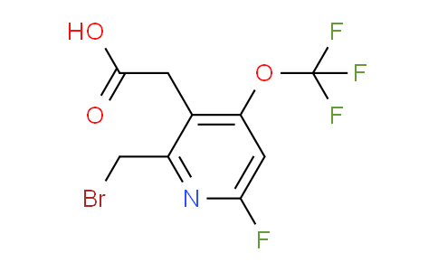 AM170909 | 1806184-29-1 | 2-(Bromomethyl)-6-fluoro-4-(trifluoromethoxy)pyridine-3-acetic acid