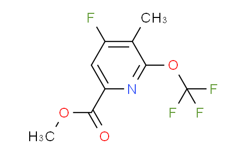 AM170910 | 1804316-09-3 | Methyl 4-fluoro-3-methyl-2-(trifluoromethoxy)pyridine-6-carboxylate