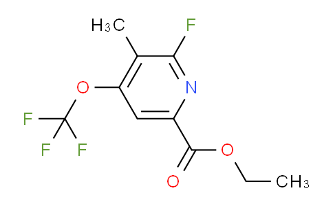 Ethyl 2-fluoro-3-methyl-4-(trifluoromethoxy)pyridine-6-carboxylate
