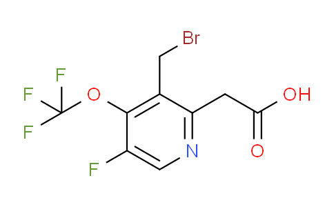 3-(Bromomethyl)-5-fluoro-4-(trifluoromethoxy)pyridine-2-acetic acid