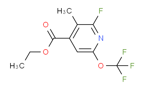 Ethyl 2-fluoro-3-methyl-6-(trifluoromethoxy)pyridine-4-carboxylate