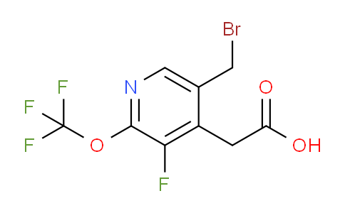 5-(Bromomethyl)-3-fluoro-2-(trifluoromethoxy)pyridine-4-acetic acid