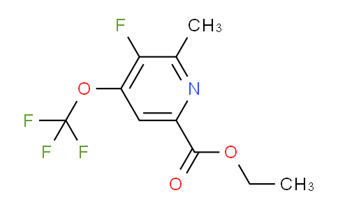 AM170929 | 1804816-33-8 | Ethyl 3-fluoro-2-methyl-4-(trifluoromethoxy)pyridine-6-carboxylate