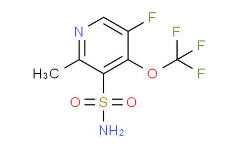 5-Fluoro-2-methyl-4-(trifluoromethoxy)pyridine-3-sulfonamide