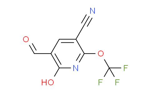 3-Cyano-6-hydroxy-2-(trifluoromethoxy)pyridine-5-carboxaldehyde