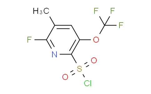AM170987 | 1804738-12-2 | 2-Fluoro-3-methyl-5-(trifluoromethoxy)pyridine-6-sulfonyl chloride