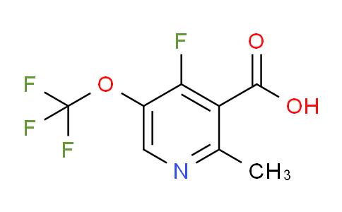 AM170992 | 1806260-81-0 | 4-Fluoro-2-methyl-5-(trifluoromethoxy)pyridine-3-carboxylic acid