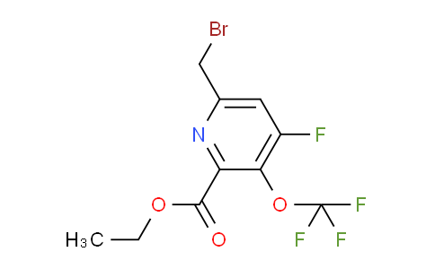 AM171006 | 1806014-77-6 | Ethyl 6-(bromomethyl)-4-fluoro-3-(trifluoromethoxy)pyridine-2-carboxylate
